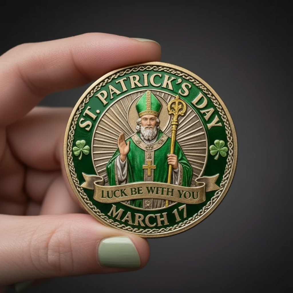🎁 Buy 3, Get 1 Free – Limited Quantity | St. Patrick's day Lucky Coin
