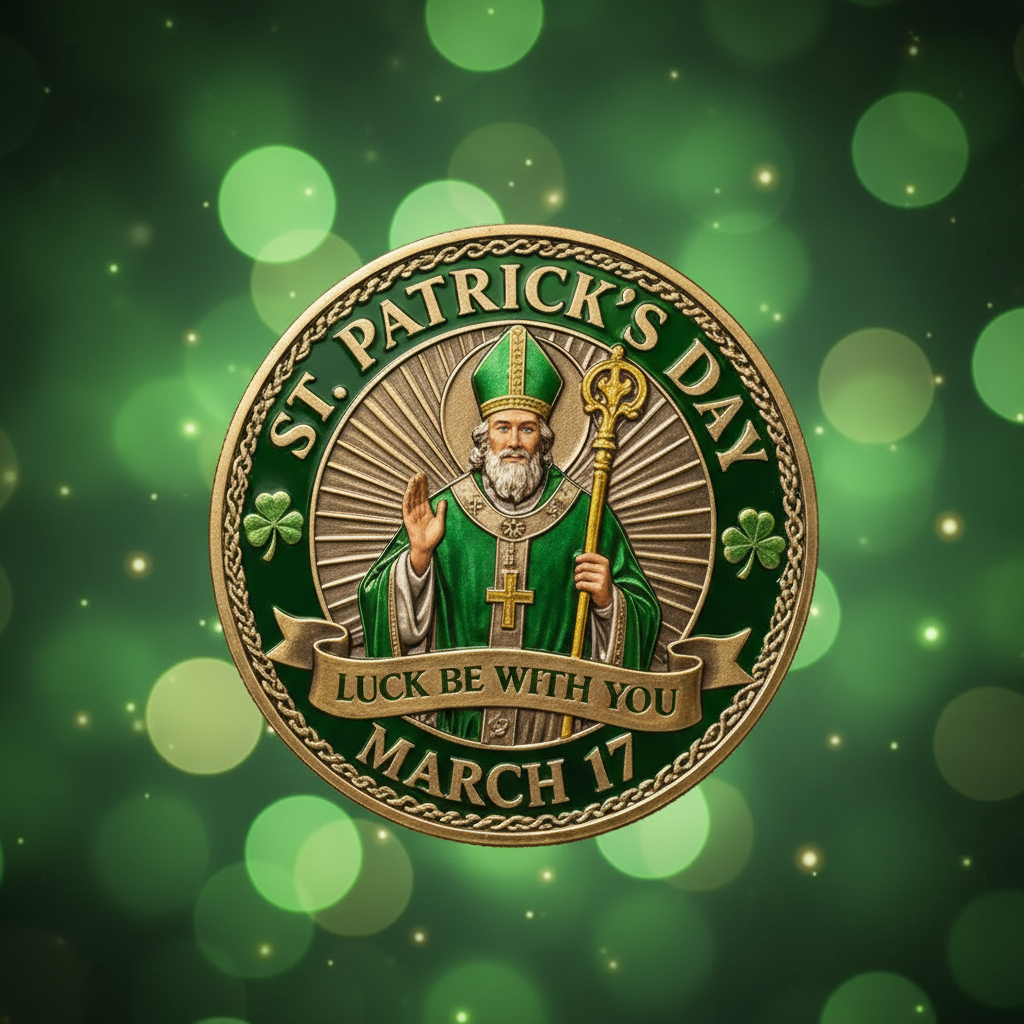 🎁 Buy 3, Get 1 Free – Limited Quantity | St. Patrick's day Lucky Coin